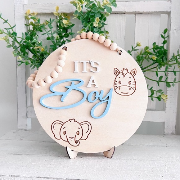 Wood NAME SIGN Personalized Floral Design | Shower Gift | Nursery Bedroom Decor - Picture 4 of 4